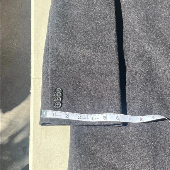 Kenneth Cole Men's Classic Black Trench Coat 44r nwt - Picture 14 of 15